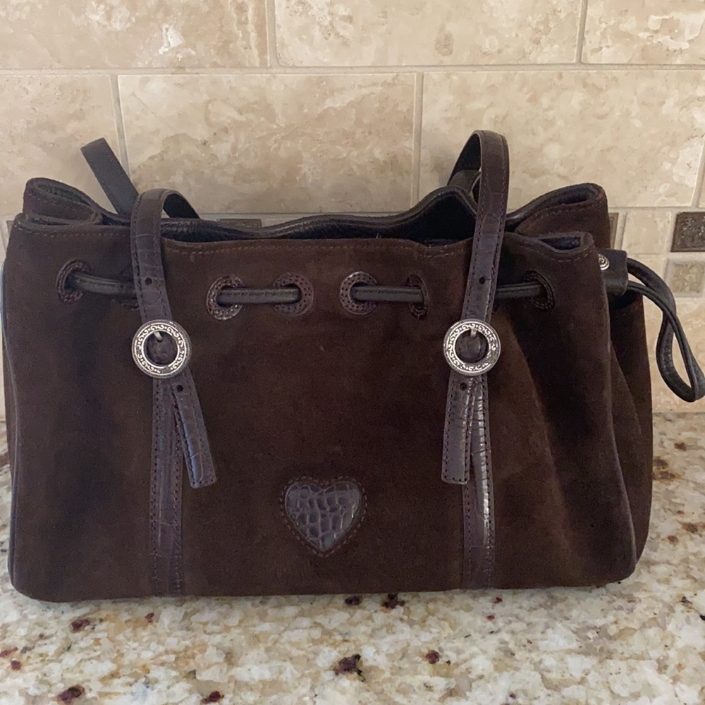 Brighton Suede Shoulder Bag